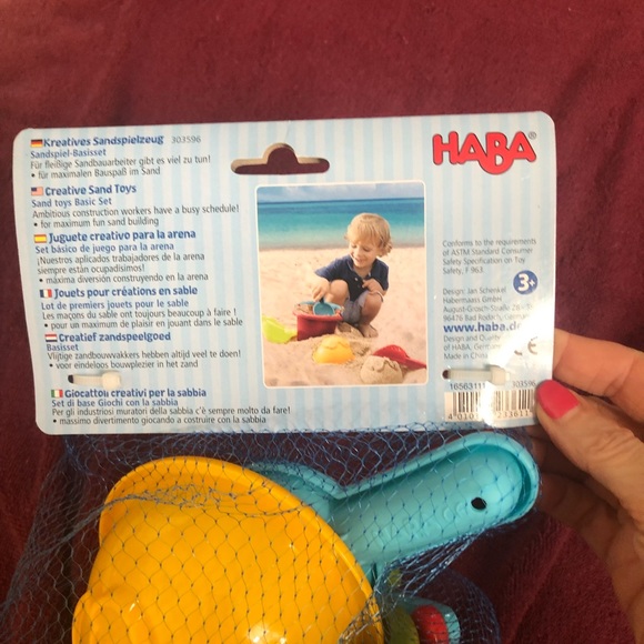 NWT HABA CREATIVE SAND TOYS- 5 PIECE SET - Picture 4 of 5